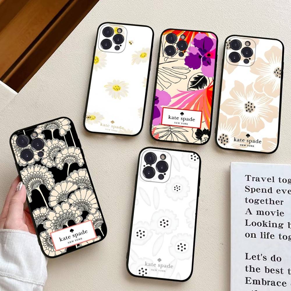 Phone Cases Kate Spade - Custodia Morbida Nera K-Kate S-Spade per