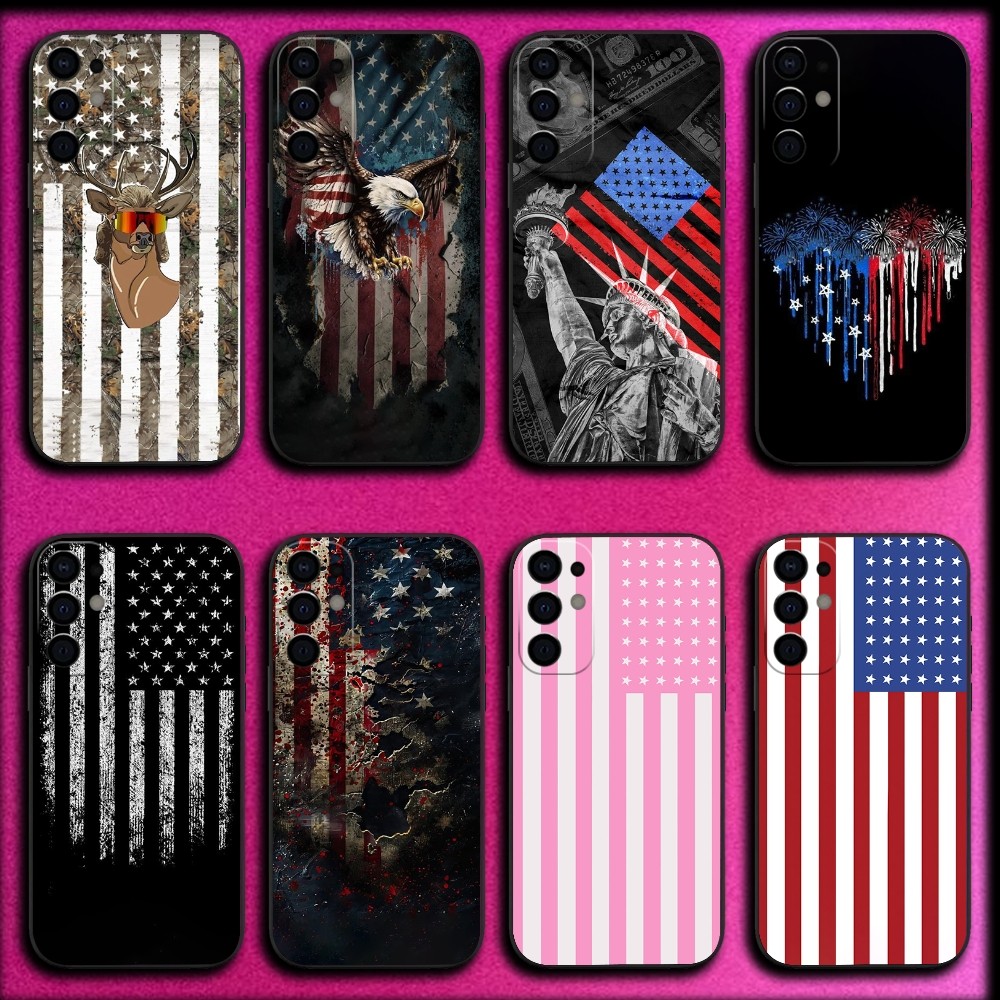 Phone Cases Usa - Custodia per telefono con bandiera America