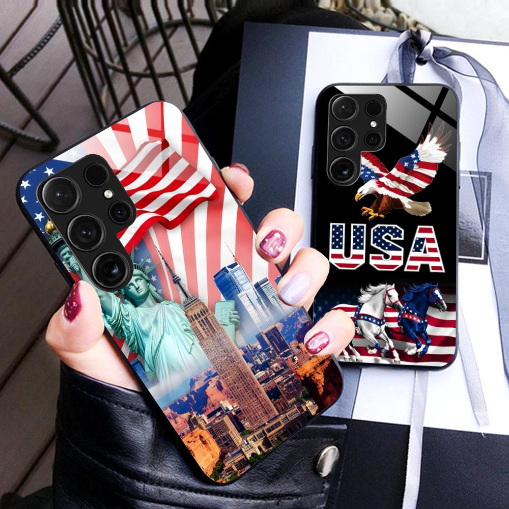 Phone Cases Usa - Cover per Cellulare con Bandiera Americana