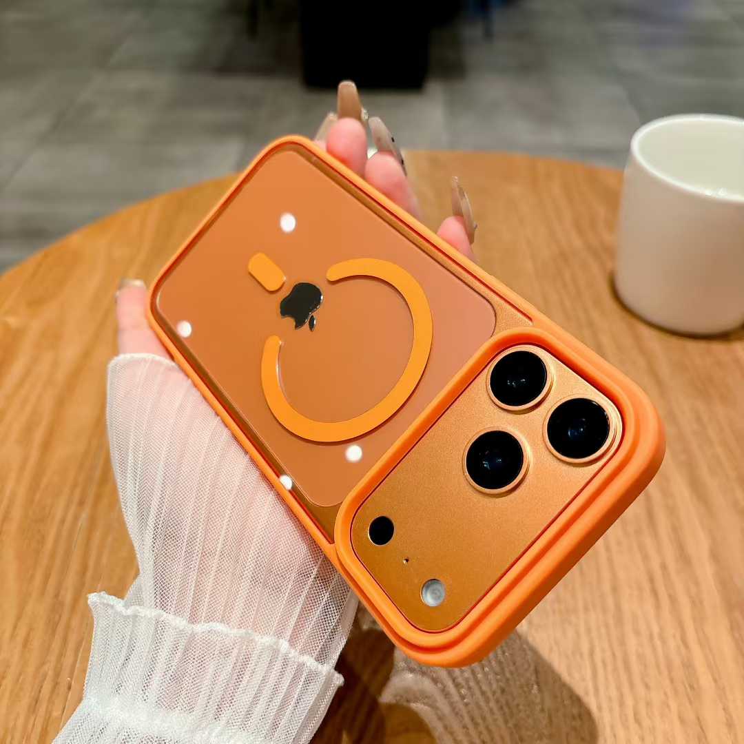 Phone Cases Orange - Custodia magnetica arancione per Magsafe IPhone