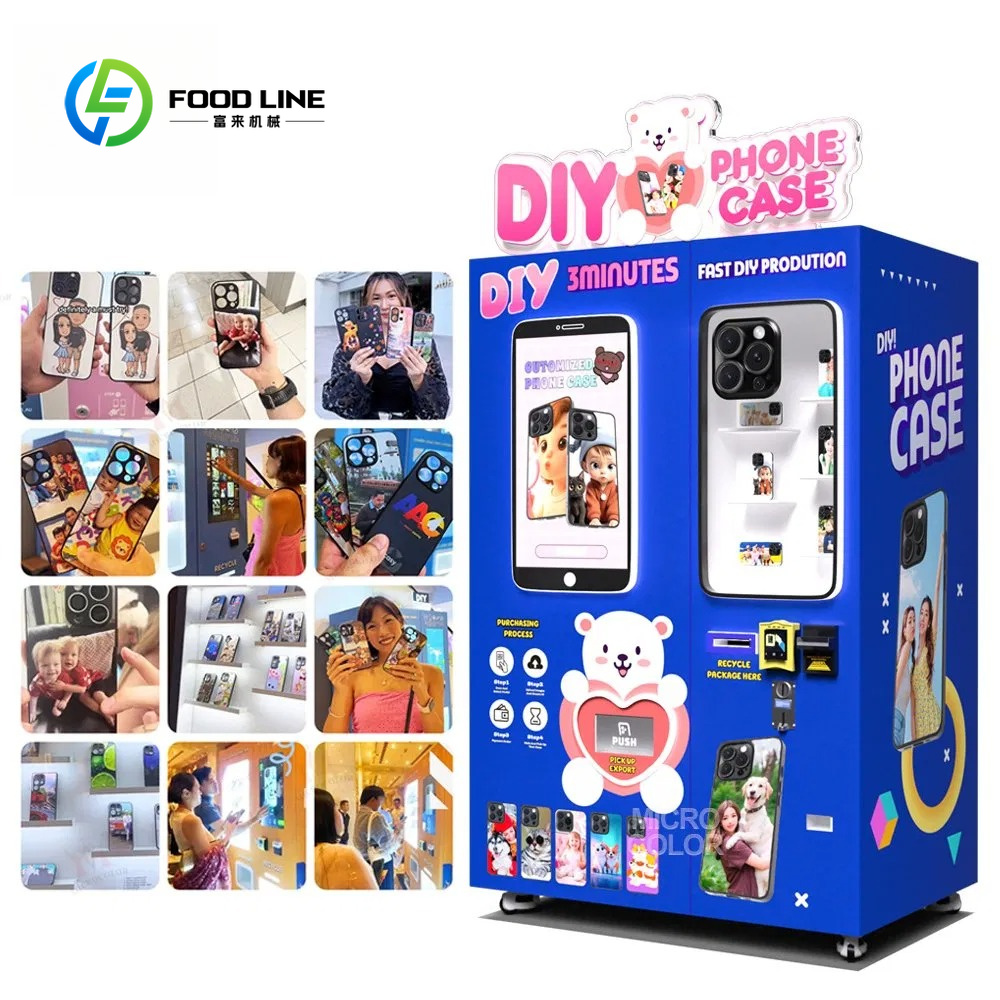 Phone Cases Vending Machine - Macchina per Stampa Istantanea di Cover