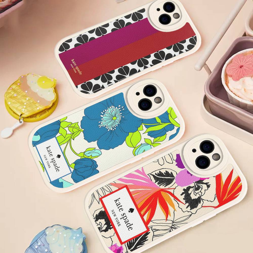 Phone Cases Kate Spade - Custodia per telefono K-Kate S-Spade Flower