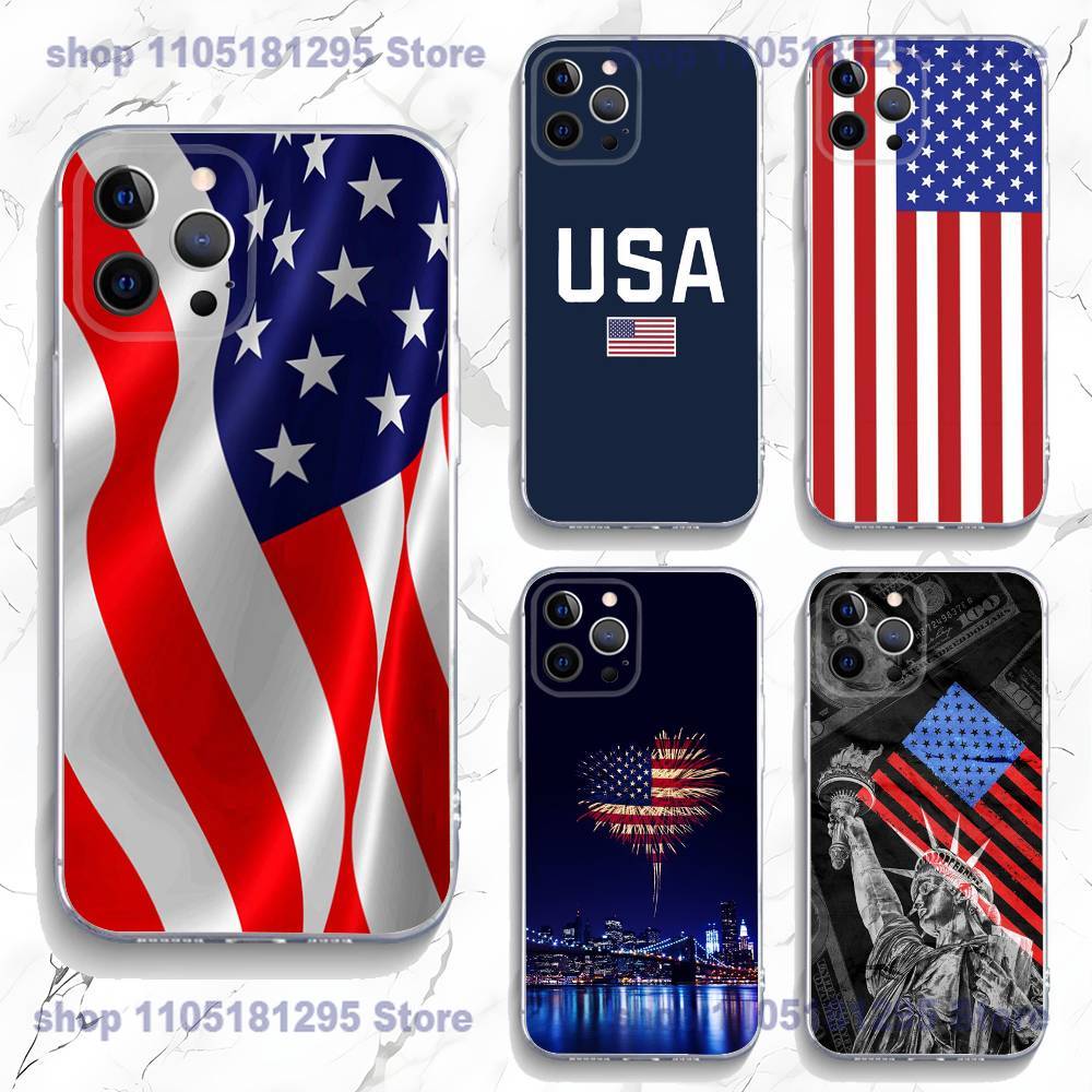 Phone Cases Usa - Custodia per telefono cool con bandiera
