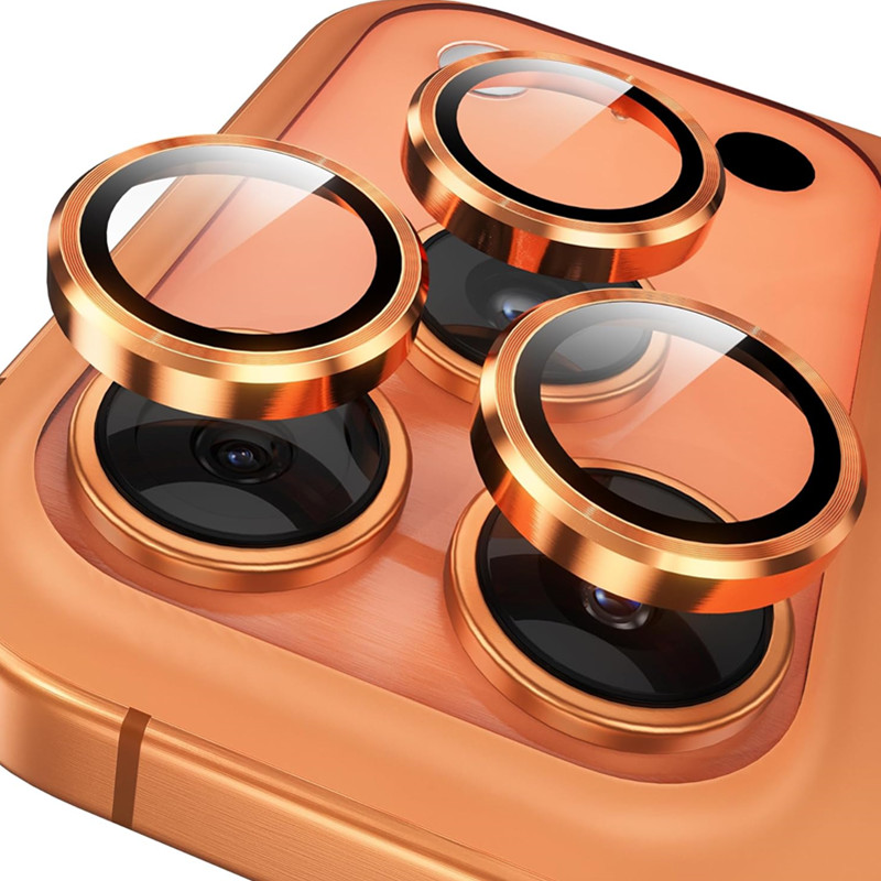 Phone Cases Orange - Protezione Lente Fotocamera Arancione per iPhone