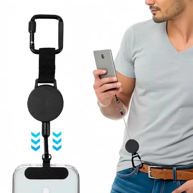 Phone Cases With Loop - Supporto Retrattile Antifurto per Telefono da