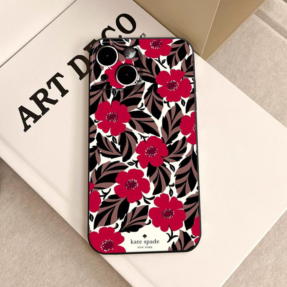Phone Cases Kate Spade - Custodia per telefono Fishion K-Kate-SpadeS Flower