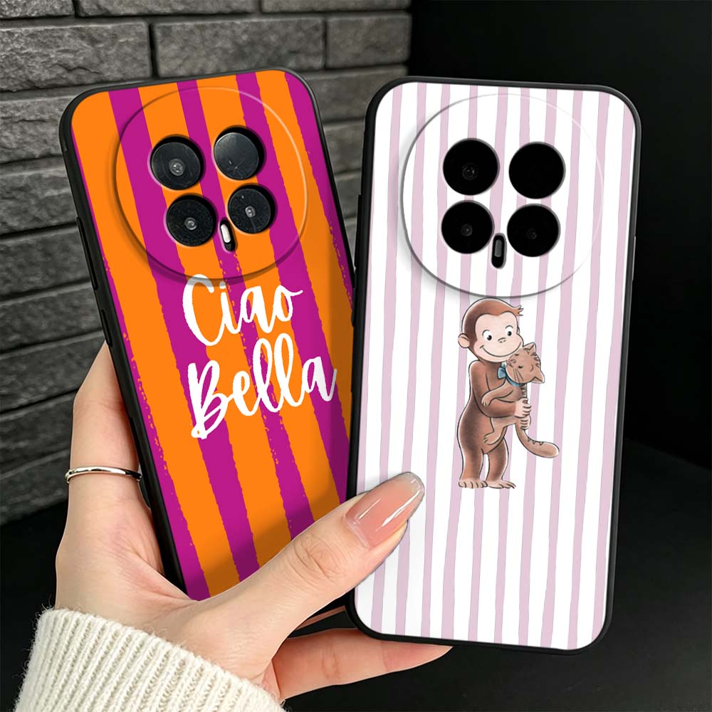 Cover Morbida Nera a Righe Ara - Phone Cases Orange recensione e prezzo