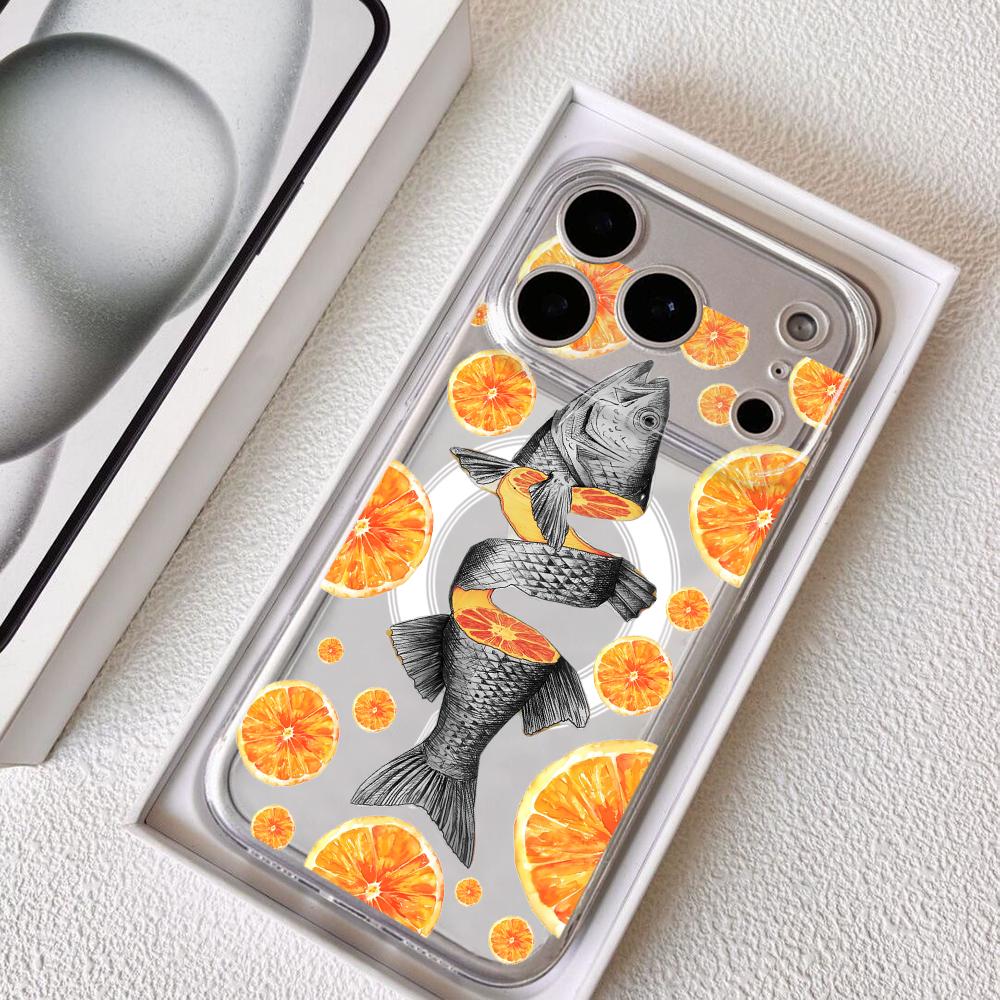 Custodia Magnetica Trasparente - Phone Cases Orange recensione e prezzo