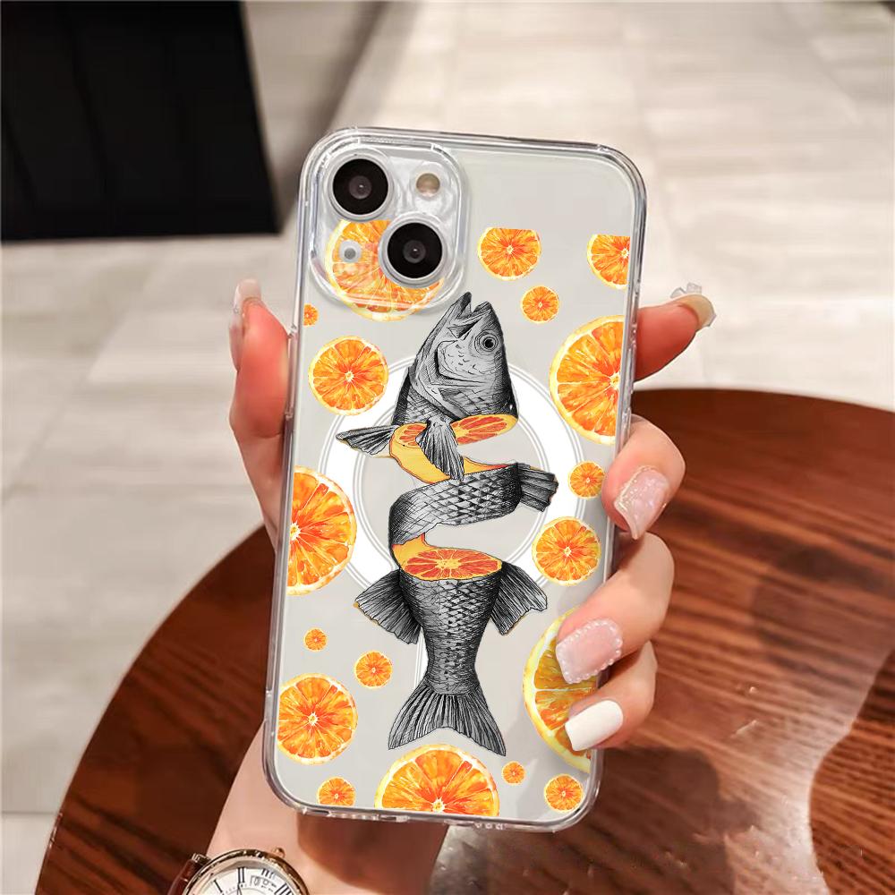 Custodia Magnetica Trasparente - Phone Cases Orange recensione e prezzo